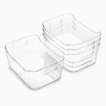 Mersa Fridge Bins Organizer With Handles Size M Set of 4
