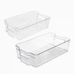 Mersa Fridge Bins Organizer With Handles  size ML Set of 2