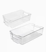 Mersa Fridge Bins Organizer With Handles  size ML Set of 2