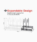 Mersa Pan Rack Expandable Pot And Pan Organizer - Image 5
