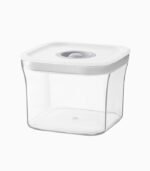 Mersa Storage Jars Airtight Transparent Containers, Small, Medium, and Large - Pack of 3