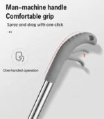Mersa Household Flat 350 ML Hot Water Spray Mop With 4 Pcs Microfiber Cloth Head - Image 3