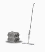 Mersa Household Flat 350 ML Hot Water Spray Mop With 4 Pcs Microfiber Cloth Head